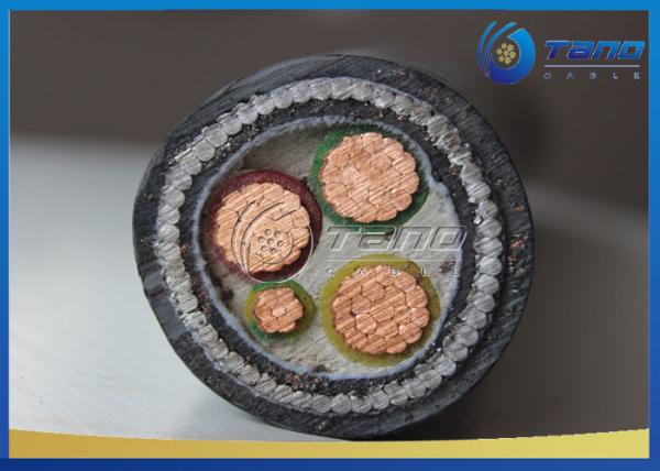 Steel Wire MV Power Cable Armoured 11kV Cable IEC Standard For Underground