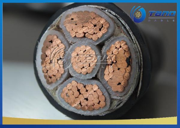 Stranded Conductor Low Voltage Power Cable PVC Inner Sheath With 5 Cores