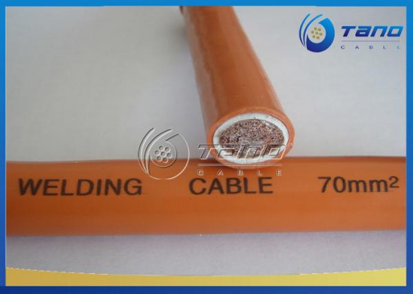 Super Flexible Copper Rubber Insulated Cable Single Core For Welding Machine