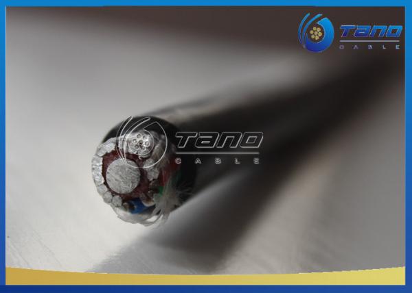 Two Cores 600V Voltage Concentric Neutral Cable XLPE / PE Insulation ISO Certification