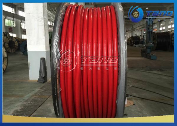 Unarmoured PVC Sheathed Power Cable , 12 / 20 kV Three Core Power Cable