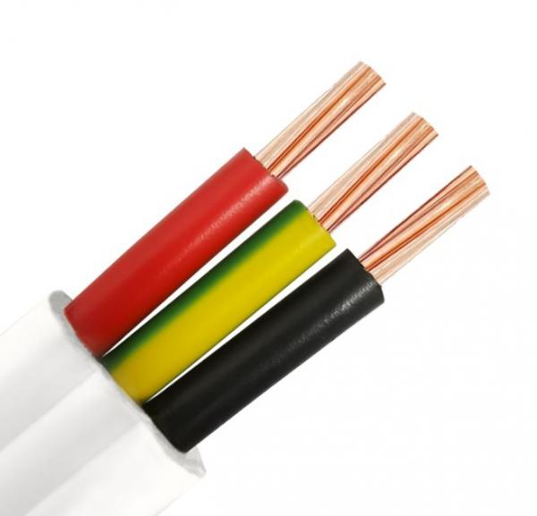 2.5mm electric wires highly flexible flat cable 18awg cables copper flat twin and earth cable