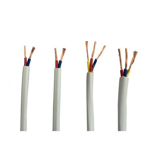 300/500V copper conductor 2 Core 4 mm2 PVC insulated pvc sheathed RVV electrical flexible power cables