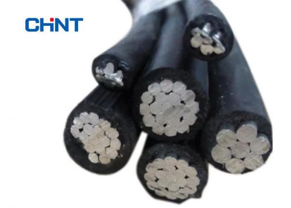  China Black LV ABC Cable Multi Cores IEC Standard For Overhead Distribution Line supplier