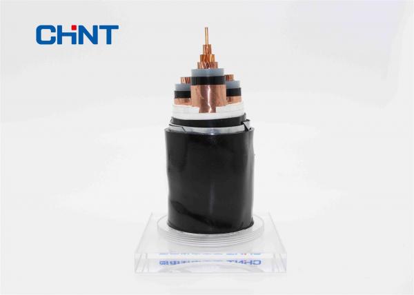 Category A B C LSZH Fire Resistant Cable , 6.35 / 11kV Power Cable Black Sheath
