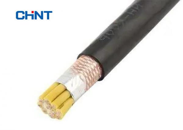  China High Durability Multicore Control Cable , Black Electrical Control Cable supplier