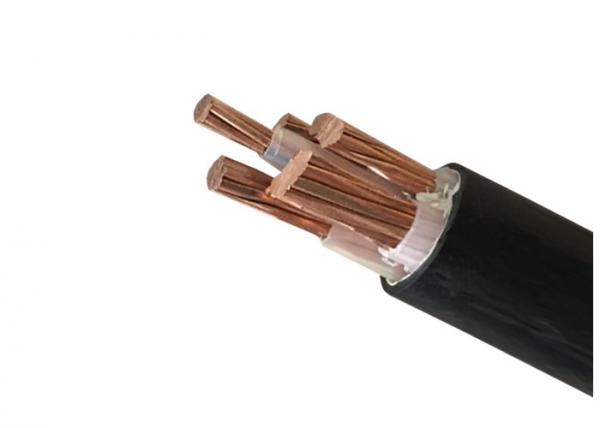 0.6/1kV Cu XLPE Power Cable , XLPE Electrical Cable With Black Jacket