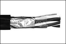 24 Gauge Flexible Shielded Cable , Instrument Cable Wiring Matte PVC Jacket