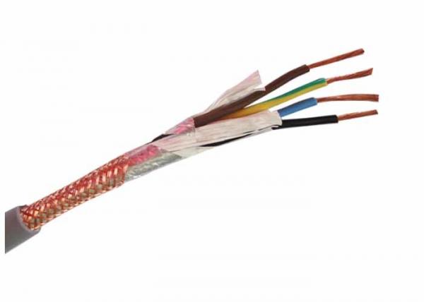  China 2.5mm2 Pvc Multicore Control Cable Copper Wire Black / Grey / Orange supplier