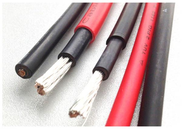  China 2.5mm Solar PV Cable Wire Photovoltaic Outdoor / Indoor Climate Resistance supplier