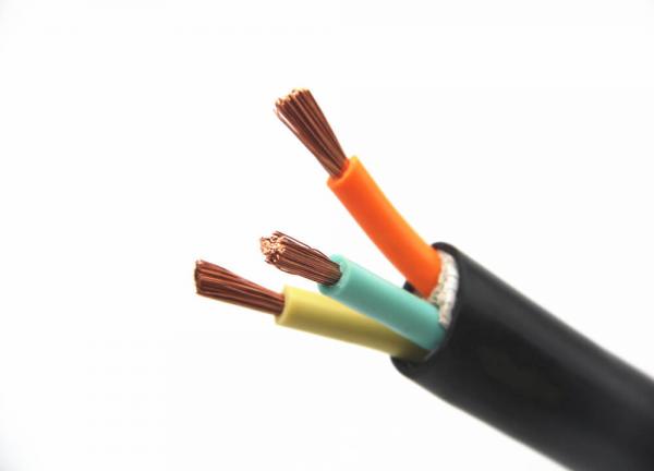 300/1100V Pvc Flexible Cable , Flexible Power Cable Customized Core Colours