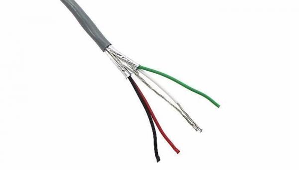 300 / 500 V Soft Shielded Instrument Cable Armoured Aluminum Foil Screen