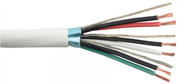 300V 0.6mm Thick 2×0.75mm2 Shielded Instrument Cable