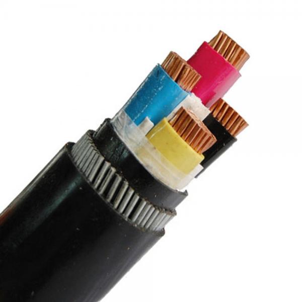 90 Degree 4 Core PVC Insulation Flame Retardant Cable