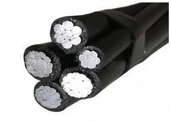 Aluminum Alloy Aerial Bundled Cable 600/1000V PE Insulation 4 Cores
