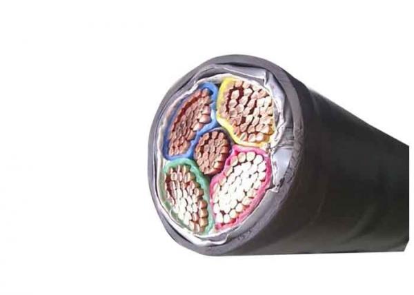  China Black PVC Insulated Cable 4+1 Core Steel Tape VV22 Electrical STA Power supplier
