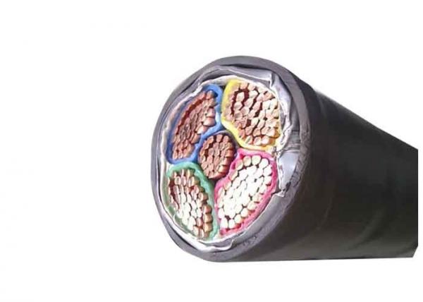 Black PVC Insulated Cable 4+1 Core Steel Tape VV22 Electrical STA Power