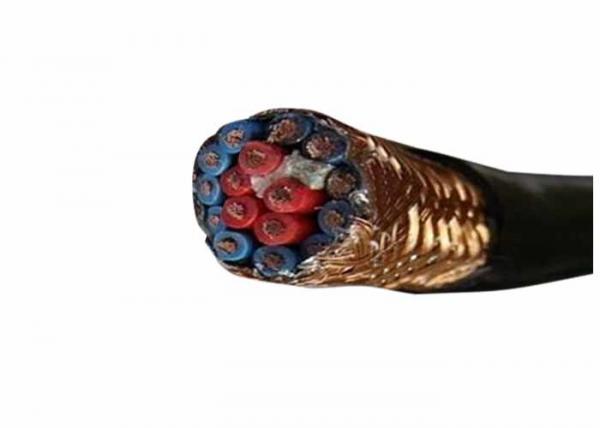  China Black Pvc Multicore Cable Size 0.75-6 WIth PVC Sheath Braided Shield supplier