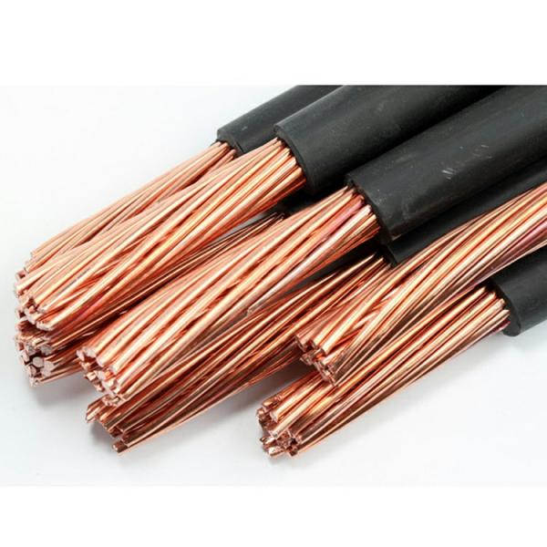  China Black Rubber Sheath 200v 95mm2 Flexible Welding Cable supplier