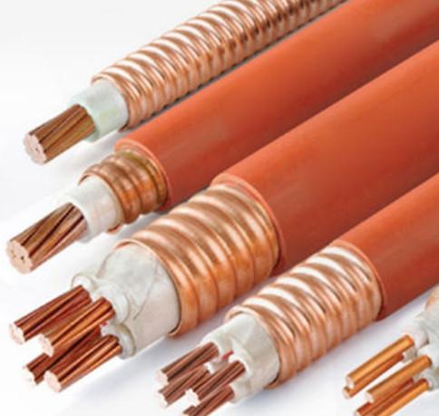Flexible MICC Mineral Insulated Power Cable , Copper Sheathed Cable
