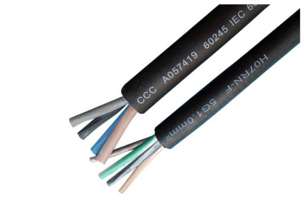 China Heavy Model Rubber Sheathed Cable , Rubber Insulation Cable With Flexible Cores supplier