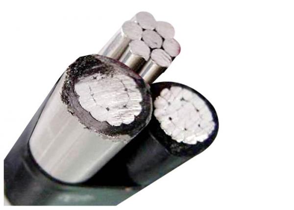Professional Aerial Bunched Cables , Aerial Electrical Cable ABC-AAAC Triplex