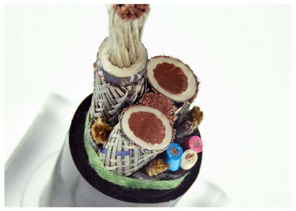 Professional Rubber Electrical Cable , Rubber Power Cable Monitoring Core