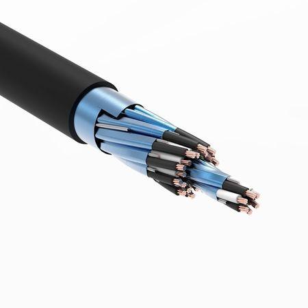 Professional Shielded Instrument Cable Individual / Overall Copper Wire Braiding