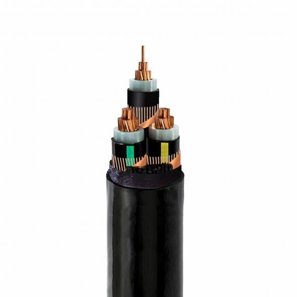 Three Core PO Sheathed MV Power Cable , XLPE LSZH Cable Copper Conductor