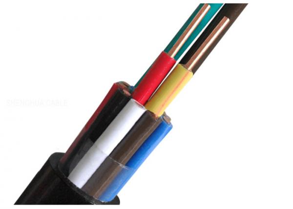  China XLPE / PVC Multicore Control Cable Insulation Copper Wire Screened 450V supplier