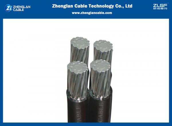 0.6/1kv Aerial Bundle Cable For Overhead Electrical Power Line 3×25+1×54.6+1x16mm2 NFC33209