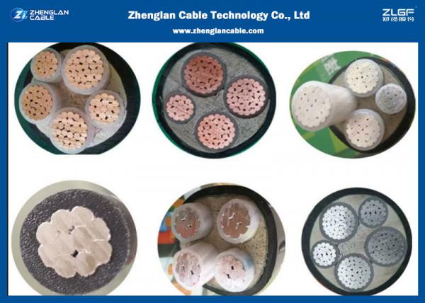 0.6/1kV CU/AL LV Cable , 3 Cores Armoured Power Cable（AL/CU/N2XB2Y) Nominal Section 3*25~3*400mm²