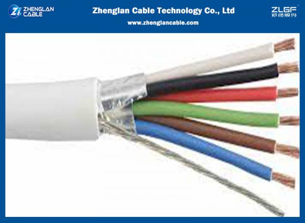 0.6/1KV CU/XLPE/PVC 7×1.5 Sqmm Shielded Control Cable Copper Wire Braid IEC60502-1