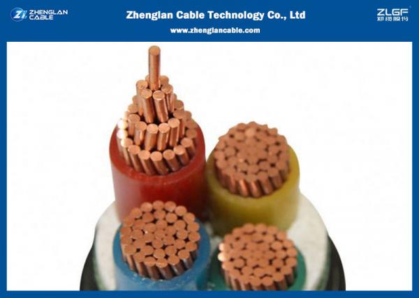 0.6/1KV Low Voltage 3+1 Power Cable (Unarmoured) , PVC Insulated Cable （AL/CU/PVC/LSZH/DSTA）3*1.5~3*400mm²