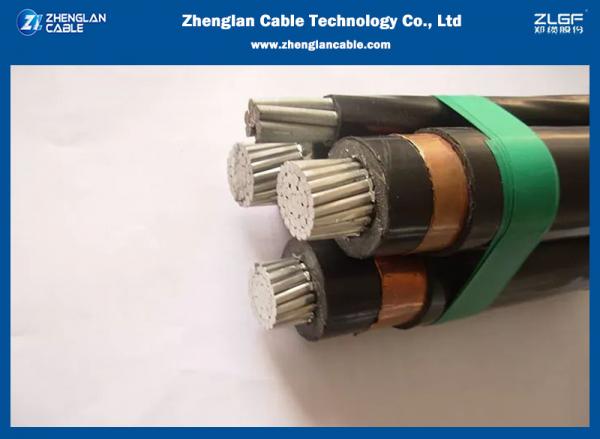 0.6-1kv Low Voltage PVC/XLPE Insulated AAAC ACSR AAC Conductor Cable 3×50+35mm2