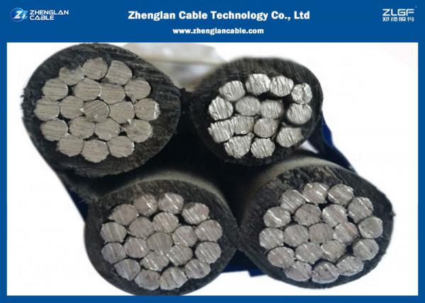  China 0.6 / 1kV LV Aerial Bundled Conductor Low Voltage Power Cable AL Material supplier