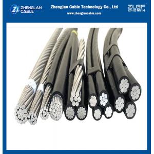0.6 / 1KV Overhead Insulated Cable Phase Conductor AAC / XLPE / PE ASTM ABC