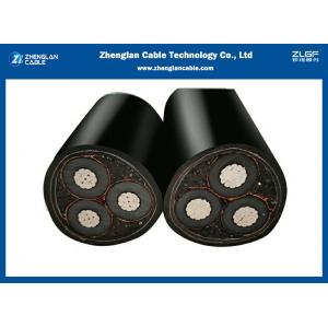  China 12/20KV 3x185sqmm MV Aluminum Power Cable NA2XY Copper Tape Screened 3 core Unarmored supplier