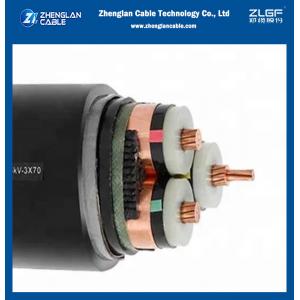  China 18/30(36)KV 19/33(36)KV 70sqmm Three Cores Armoured Power Cable Al or Cu Conductor supplier
