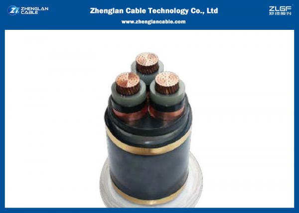  China 18/30KV Armoured MV 3 Cores Power Cable with XLPE Insulated （CU/NYBY/N2XBY）Nominal Section：50~630mm² supplier