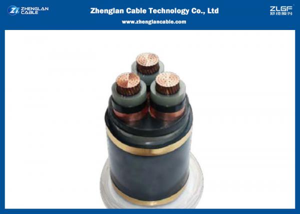 18/30KV Armoured MV 3 Cores Power Cable with XLPE Insulated （CU/NYBY/N2XBY）Nominal Section：50~630mm²