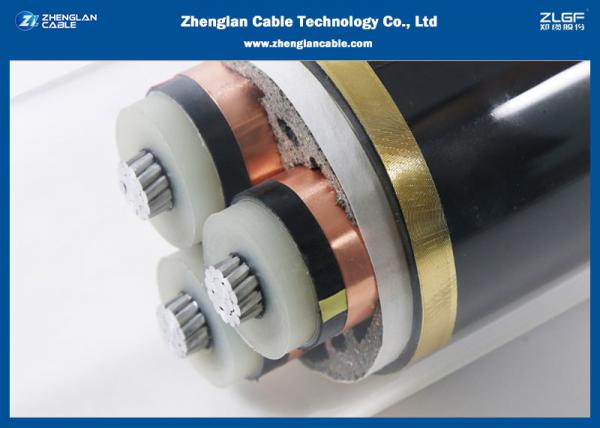  China 18/30KV MV 3C Power Cable (Armoured) , XLPE Insulated Cable according to IEC 60502/60228 （CU/XLPE/LSZH/DSTA） supplier