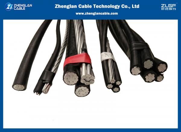  China 1.1KV Low Voltage XLPE Overhead Insulated Cable With Supporting Core System supplier
