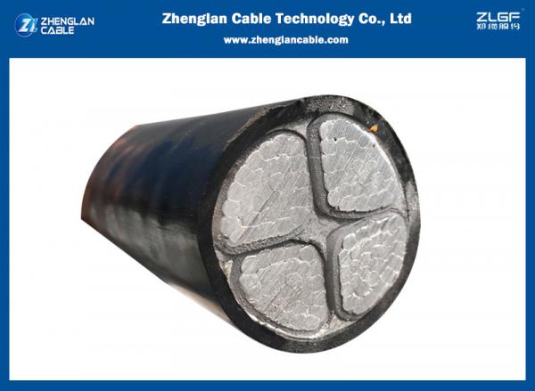 1.1kv NA2XY Aluminum LV Power Cable 4x16mm2 IEC60502-1