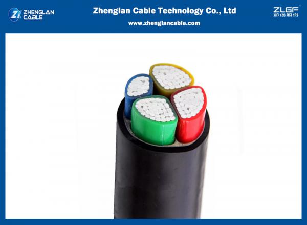  China 1.1kv NAYY al-pvc-pvc aluminum cable LV aluminum power cable unarmored 3×50+1x25mm2 supplier