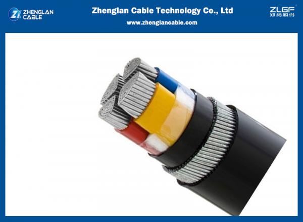 1.1kv swa armored aluminum cable underground cable 4x25mm2 IEC60502-1
