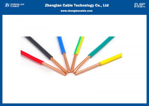 1.5mm 2.5mm 4mm 300/500V Single Copper Wire PVC Insulation