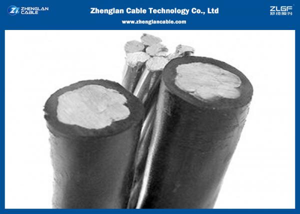  China 1Kv/10Kv Aluminum Aerial Bundle Conductor , Aluminum Aerial Cable XLPE Insulated supplier