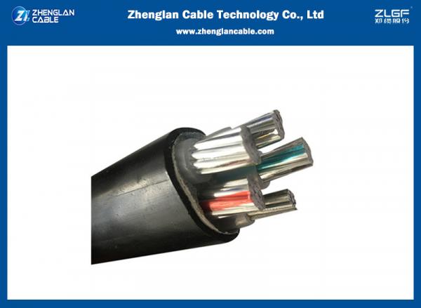  China 1kv 3×25+2x16sqmm Al/Xlpe/Pvc Aluminum Low Voltage Power Cable As Per IEC60502-1 supplier