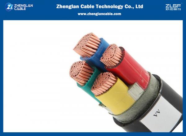 1kv LV Low Voltage Power Cable 4x25sqmm Cu/Pvc/Pvc Pvc Insulated Aluminum Cable